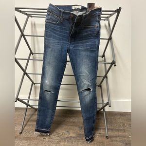 Madewell 9” high rise skinny 26 jeans NWT
